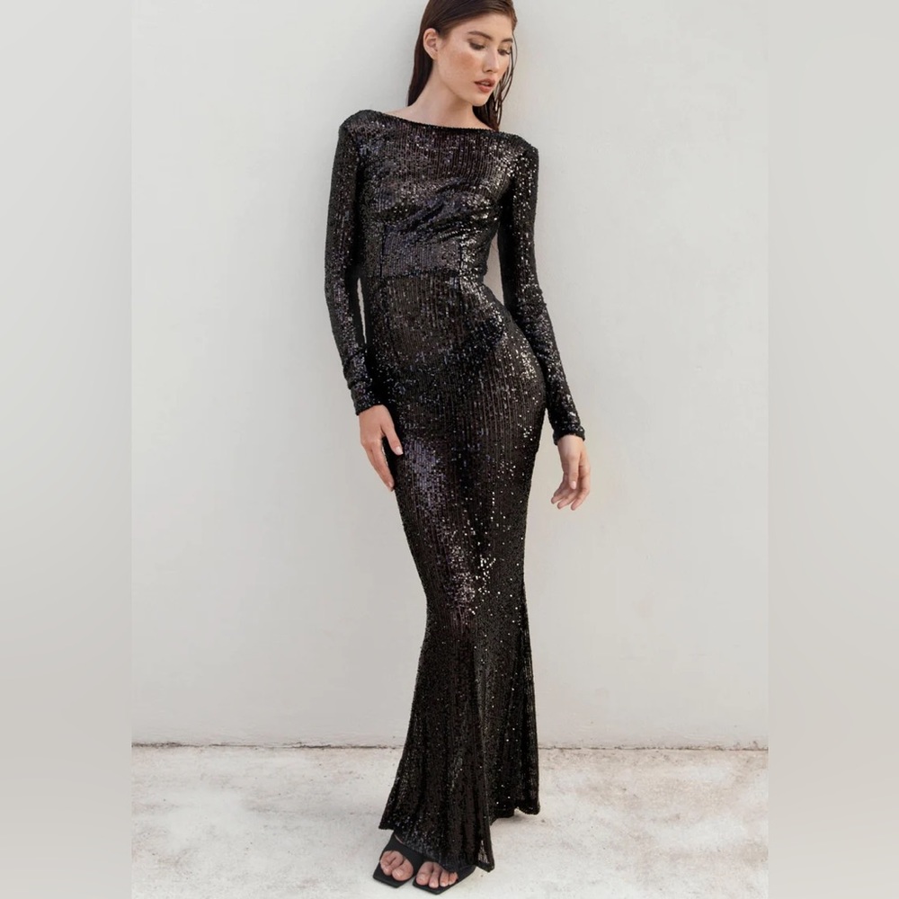 godsavequeens never too long sequins dress